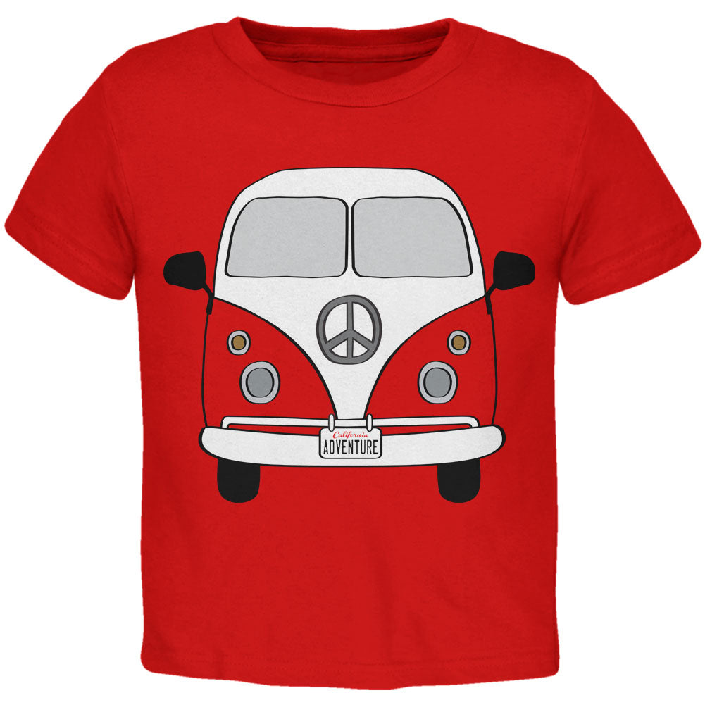 Halloween Travel Bus Costume Camper Adventure Toddler T Shirt Toddler T-Shirts Old Glory 2T Red