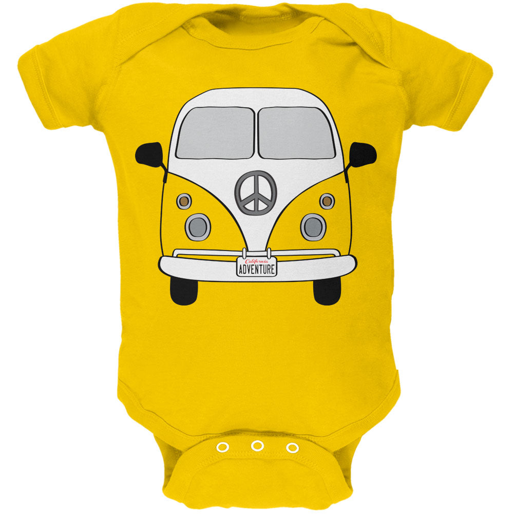 Halloween Travel Bus Costume Camper Adventure Soft Baby One Piece Baby One Piece Old Glory 0-3M Yellow