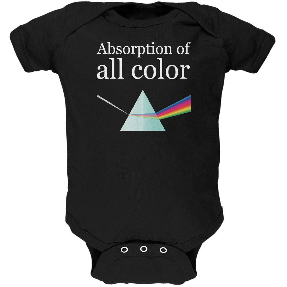 Halloween Science Absorption of Color Costume Costume Soft Baby One Piece Baby One Piece Old Glory 0-3M Black