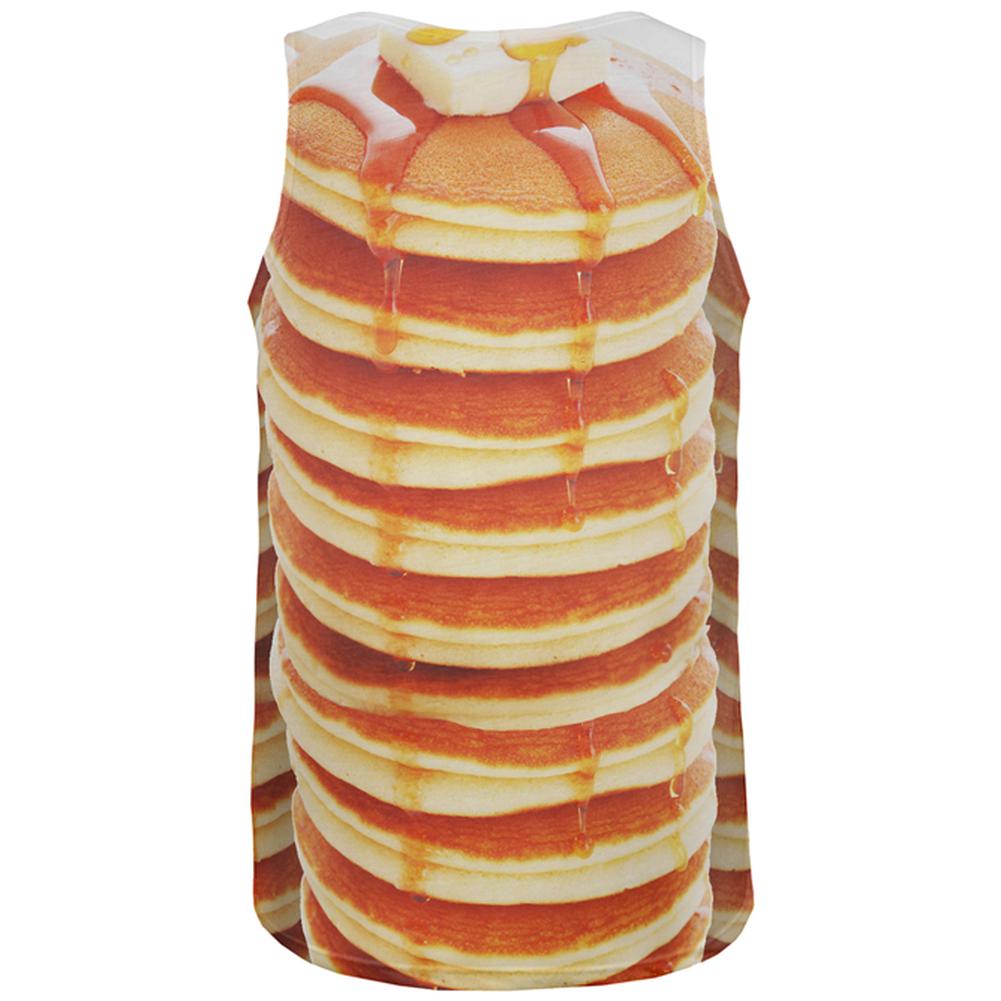 Halloween Pancakes and Syrup Breakfast Costume All Over Mens Tank Top Men's Tank Tops Old Glory