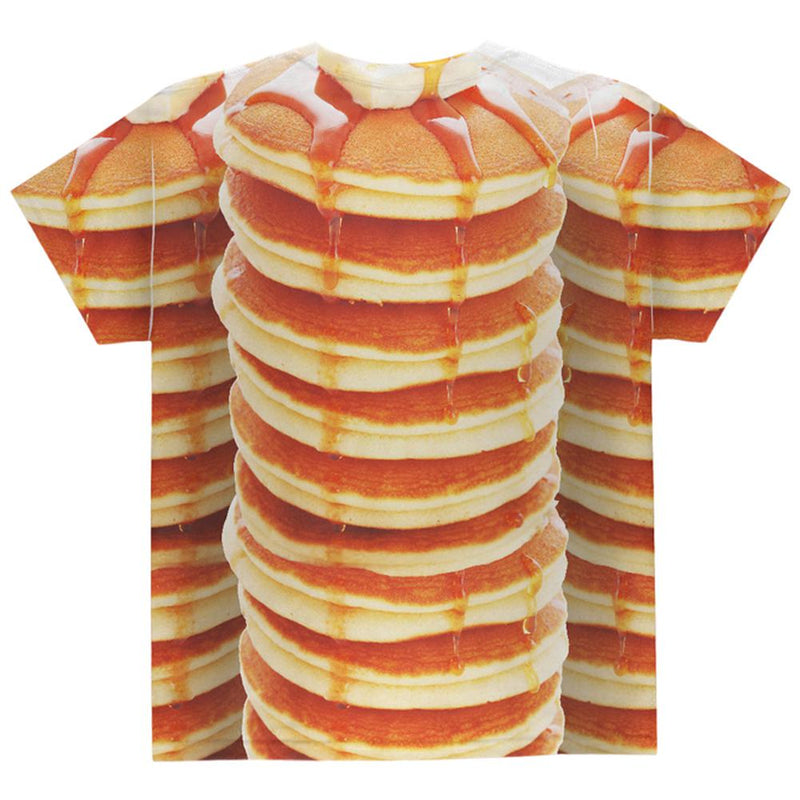 Halloween Pancakes and Syrup Breakfast Costume All Over Youth T Shirt Youth T-Shirts Old Glory