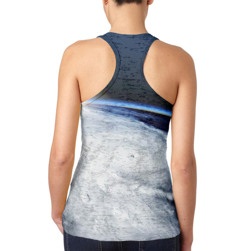 Hurricane at Sunrise Force of Nature Juniors Burnout Racerback Tank Top Juniors Tank Tops Old Glory