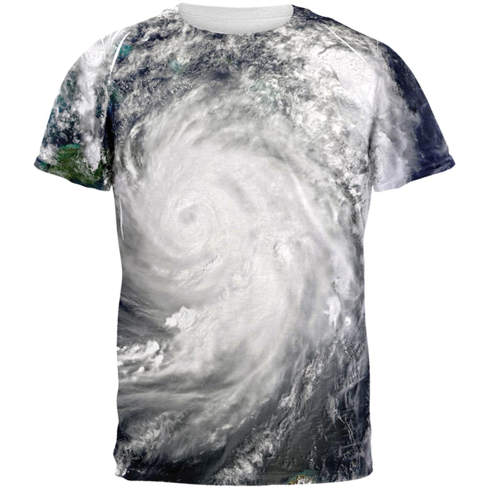Halloween Gulf Coast Hurricane Costume All Over Mens T Shirt Men's T-Shirts Old Glory 2XL Multi