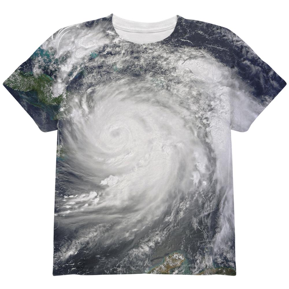 Halloween Gulf Coast Hurricane Costume All Over Youth T Shirt Youth T-Shirts Old Glory LG Multi