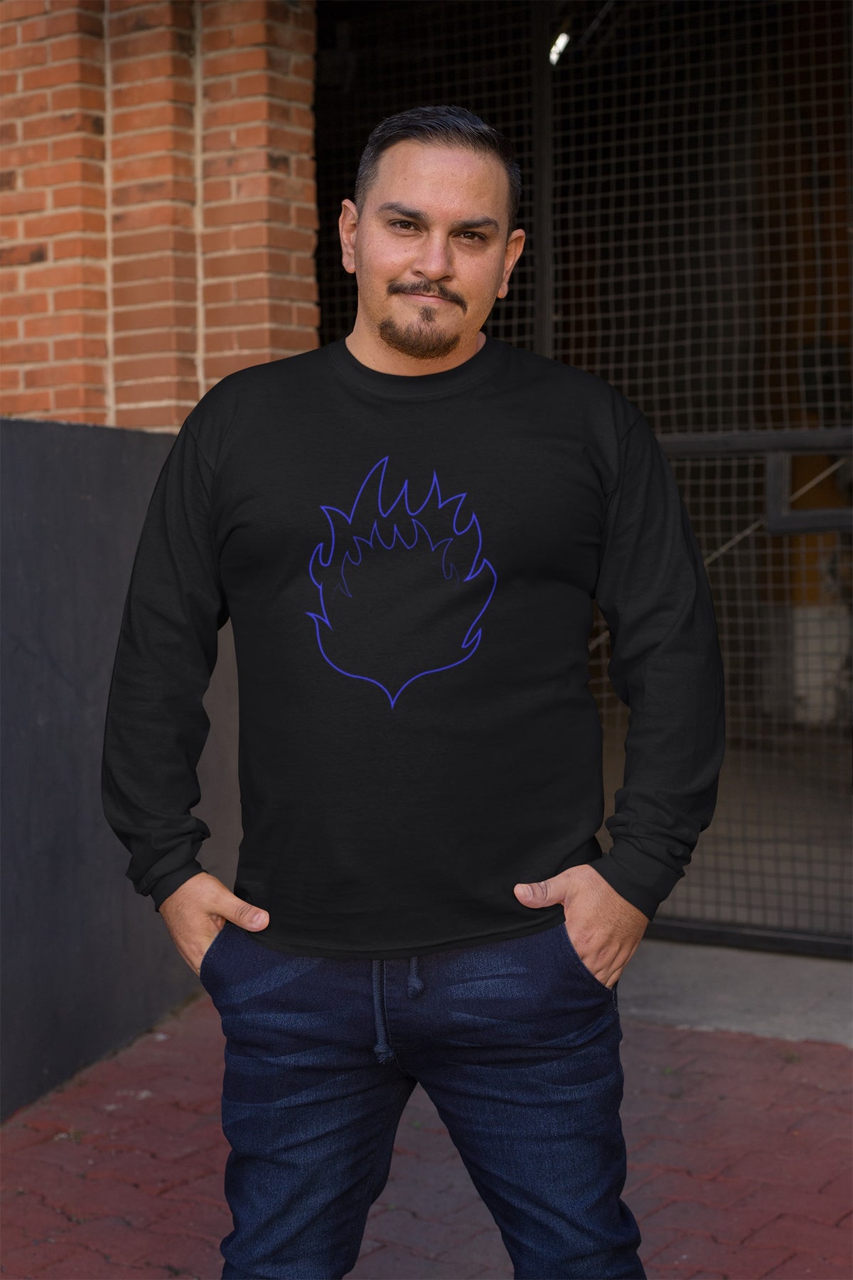 Halloween Bat Costume Mens Long Sleeve T Shirt Men's Long Sleeves Old Glory
