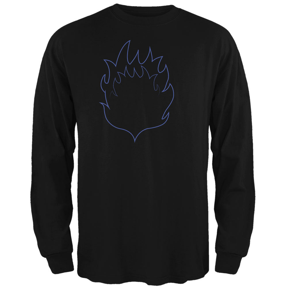 Halloween Bat Costume Mens Long Sleeve T Shirt Men's Long Sleeves Old Glory 2XL Black