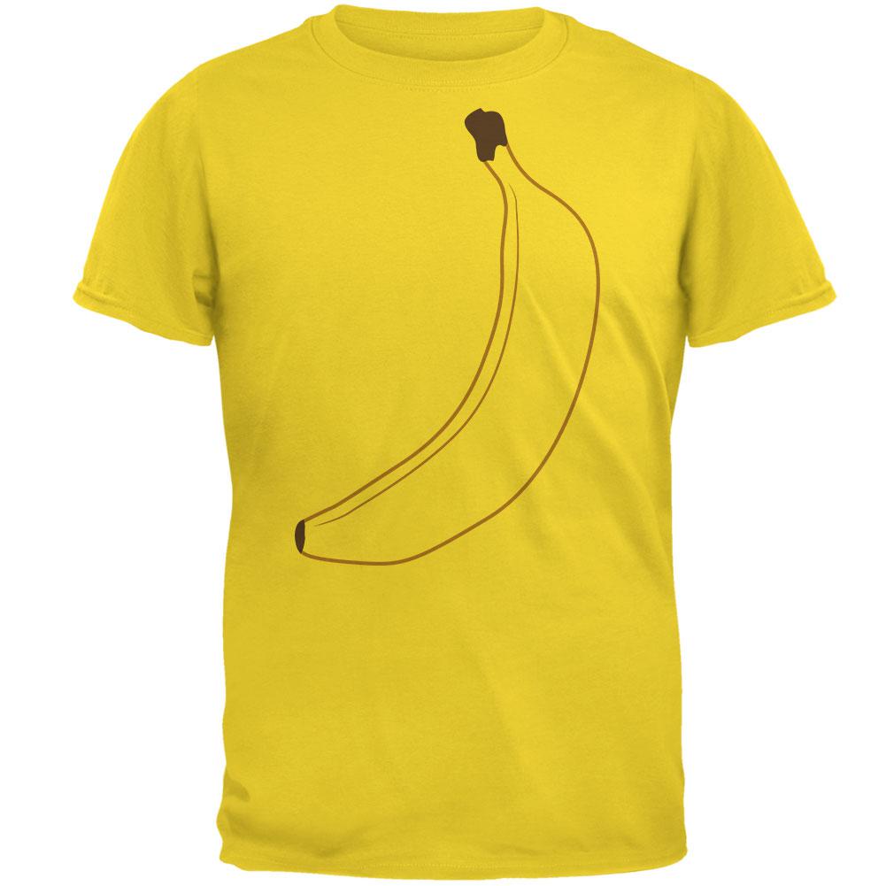 Halloween Fruit Banana Costume Mens T Shirt Men's T-Shirts Old Glory 2XL Yellow