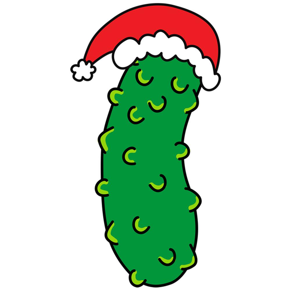 Christmas Pocket Pickle German Tradition Mens Pocket T Shirt Men's T-Shirts Old Glory