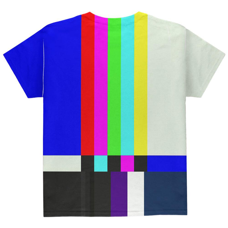 Halloween SMPTE Color Bars Late Night TV Costume All Over Youth T Shirt Youth T-Shirts Old Glory