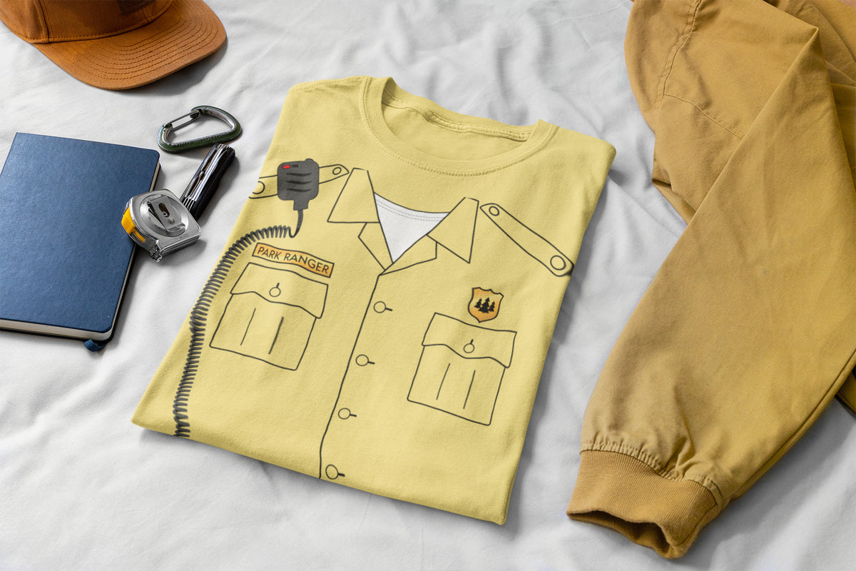 Halloween Forest Park Ranger Costume Mens T Shirt Men's T-Shirts Old Glory