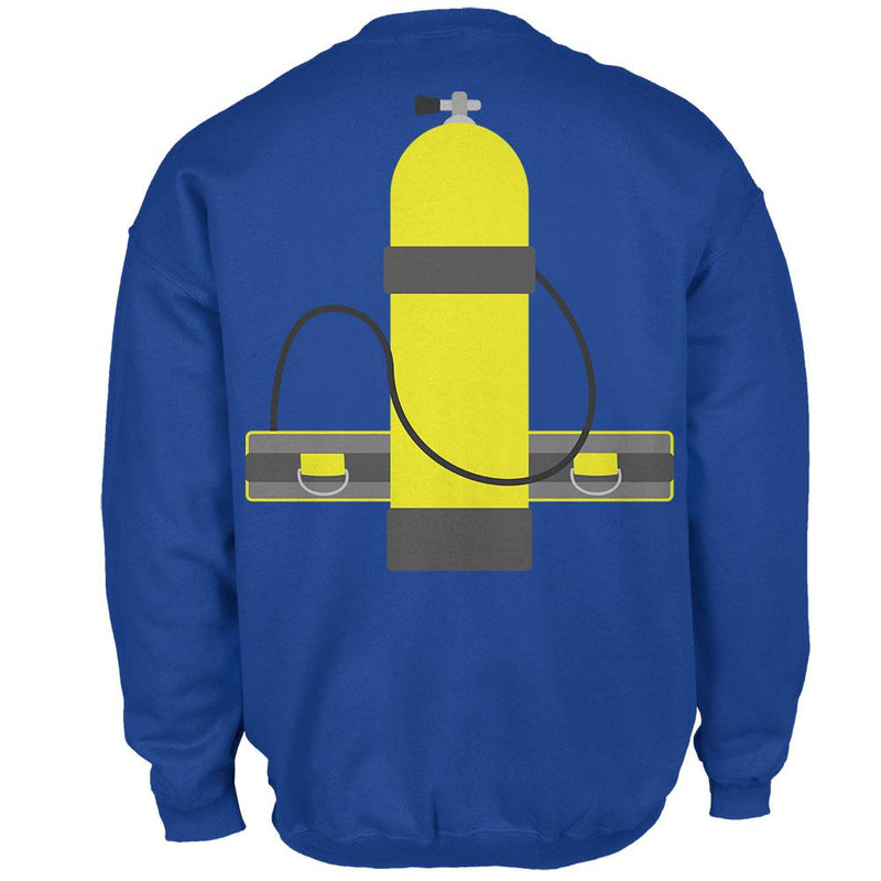 Halloween Costume Marine Biologist Scuba Diver Costume Mens Sweatshirt Men's Sweatshirts Old Glory