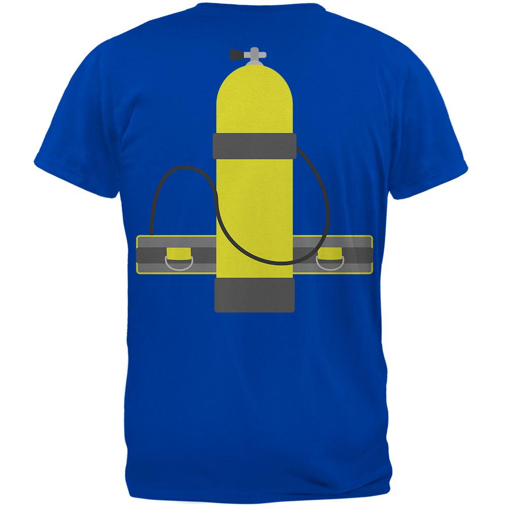 Halloween Costume Marine Biologist Scuba Diver Costume Mens Soft T Shirt Men's T-Shirts Old Glory