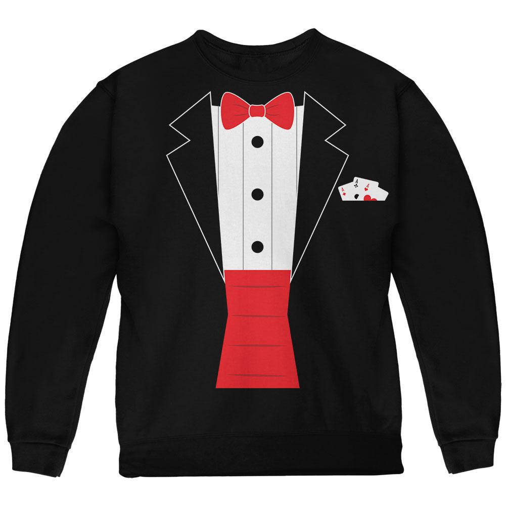 Halloween Magic Magician Costume Youth Sweatshirt Youth Sweatshirts Old Glory LG Black