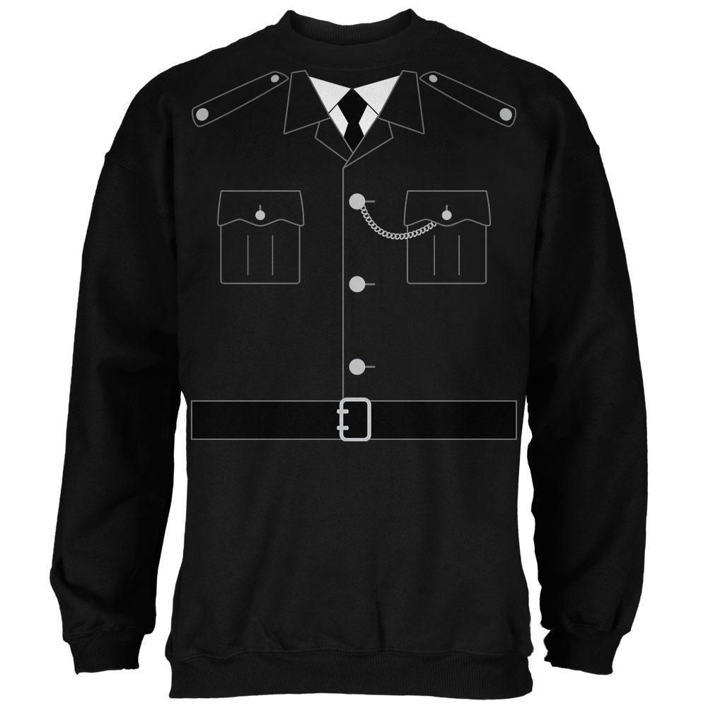 Halloween British Bobby Copper Police Costume Mens Sweatshirt Men's Sweatshirts Old Glory 2XL Black