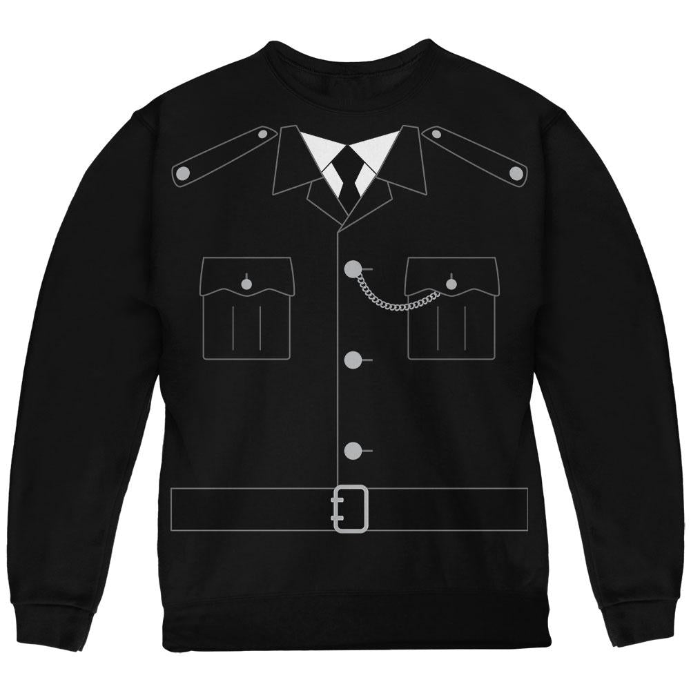 Halloween British Bobby Copper Police Costume Youth Sweatshirt Youth Sweatshirts Old Glory LG Black