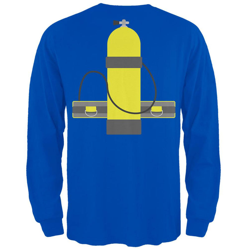 Halloween Costume Marine Biologist Scuba Diver Costume Mens Long Sleeve T Shirt Men's Long Sleeves Old Glory