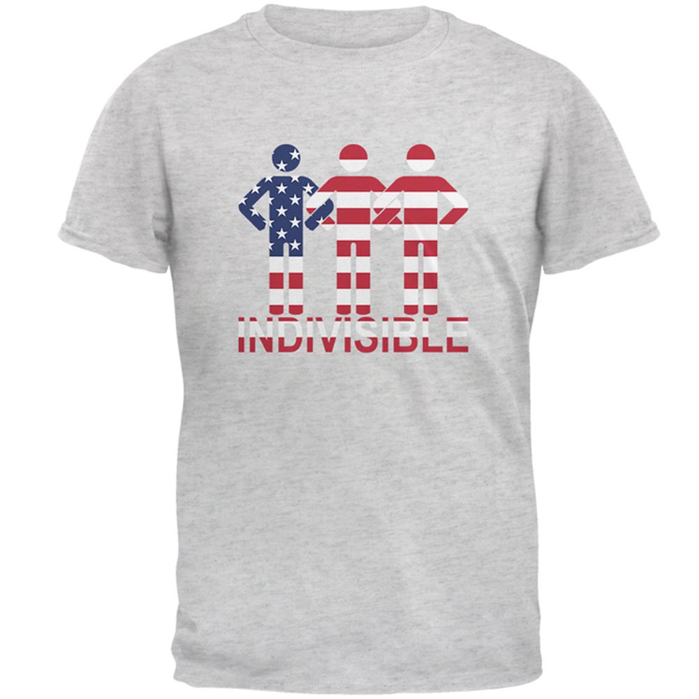 Indivisible United Arms Interlocked American Flag Mens T Shirt Men's T-Shirts Old Glory 2XL Indigo Blue