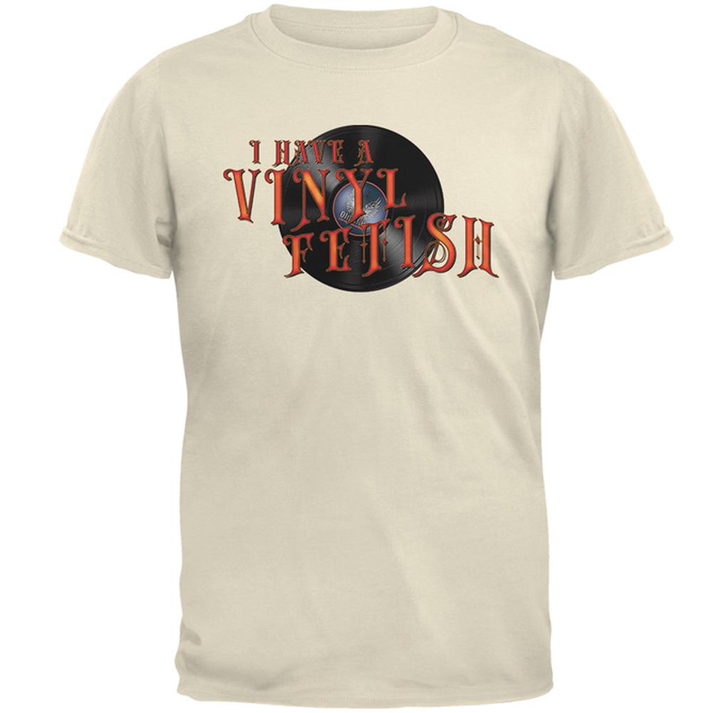 I Have A Vinyl Record Fetish Funny Mens T Shirt Men's T-Shirts Old Glory 2XL Natural