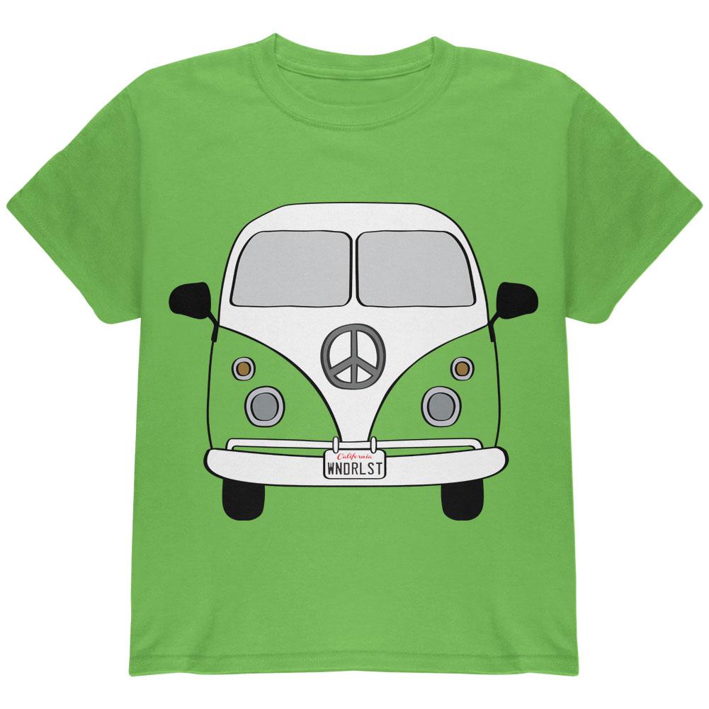 PEACE SIGN HIPPIE BUS YOUTH GRAPHIC T-SHIRT Youth T-Shirts Old Glory SM Kiwi