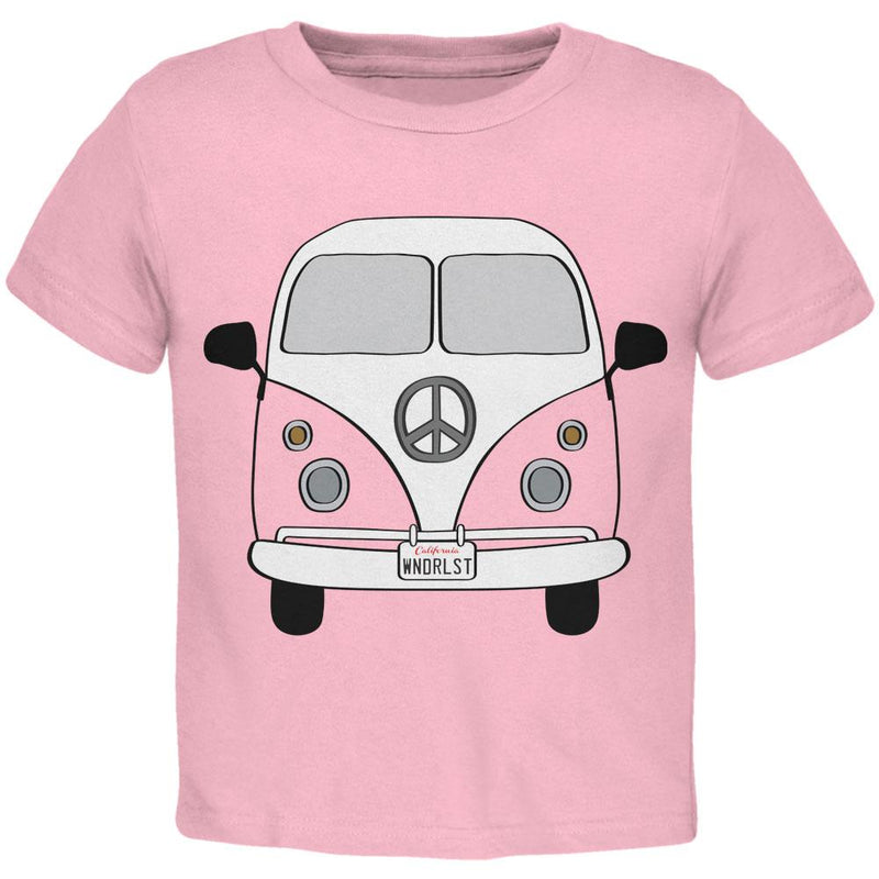 Halloween Travel Bus Costume Camper Wanderlust Toddler T Shirt Toddler T-Shirts Old Glory 2T Light Pink