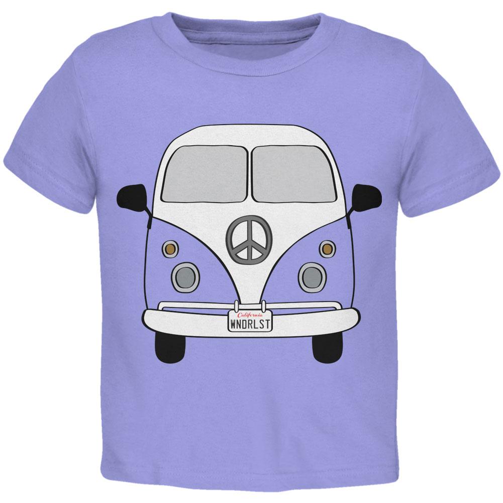 Halloween Travel Bus Costume Camper Wanderlust Toddler T Shirt Toddler T-Shirts Old Glory 3T Periwinkle
