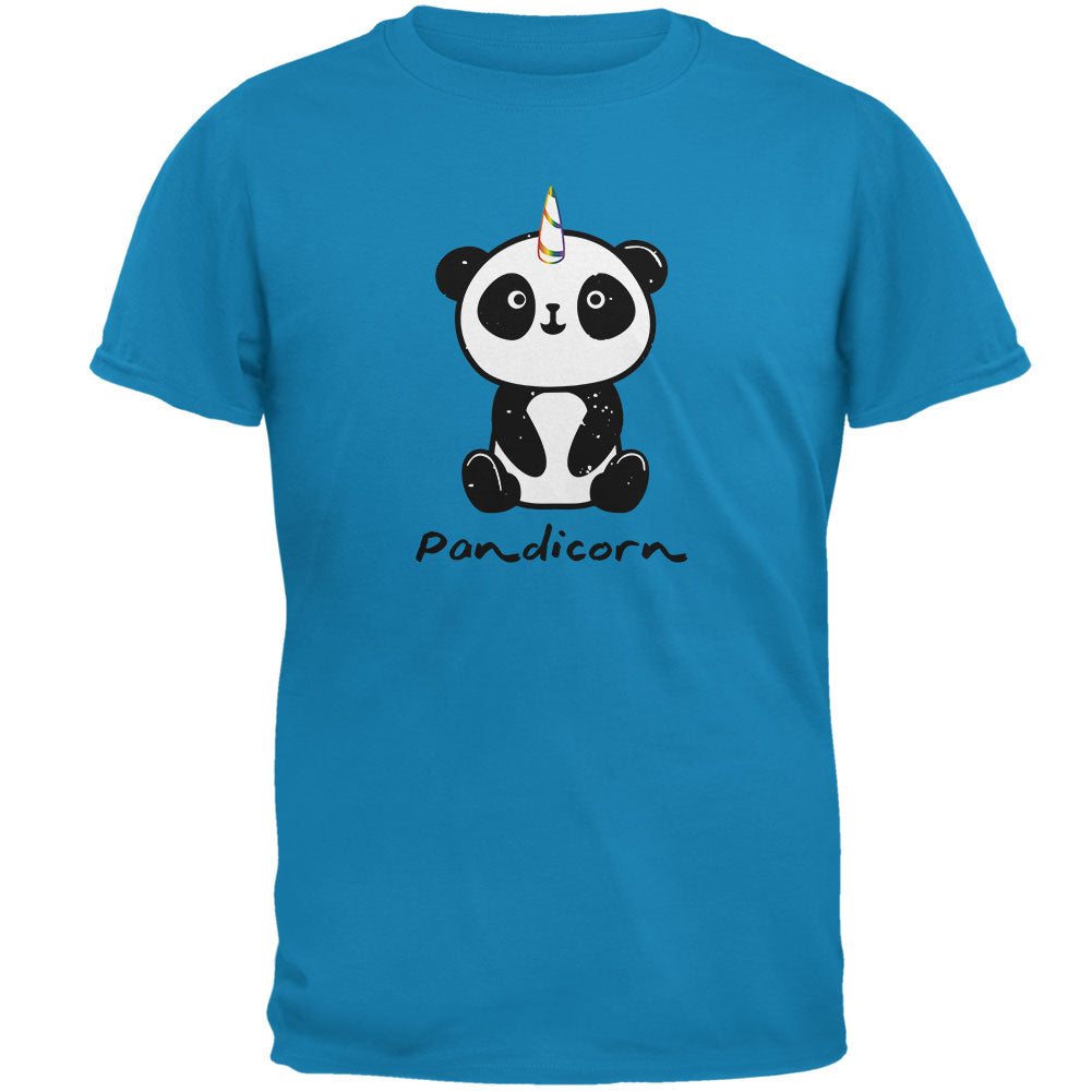 Pandicorn Panda Unicorn Mens T Shirt Men's T-Shirts Old Glory 2XL Sapphire