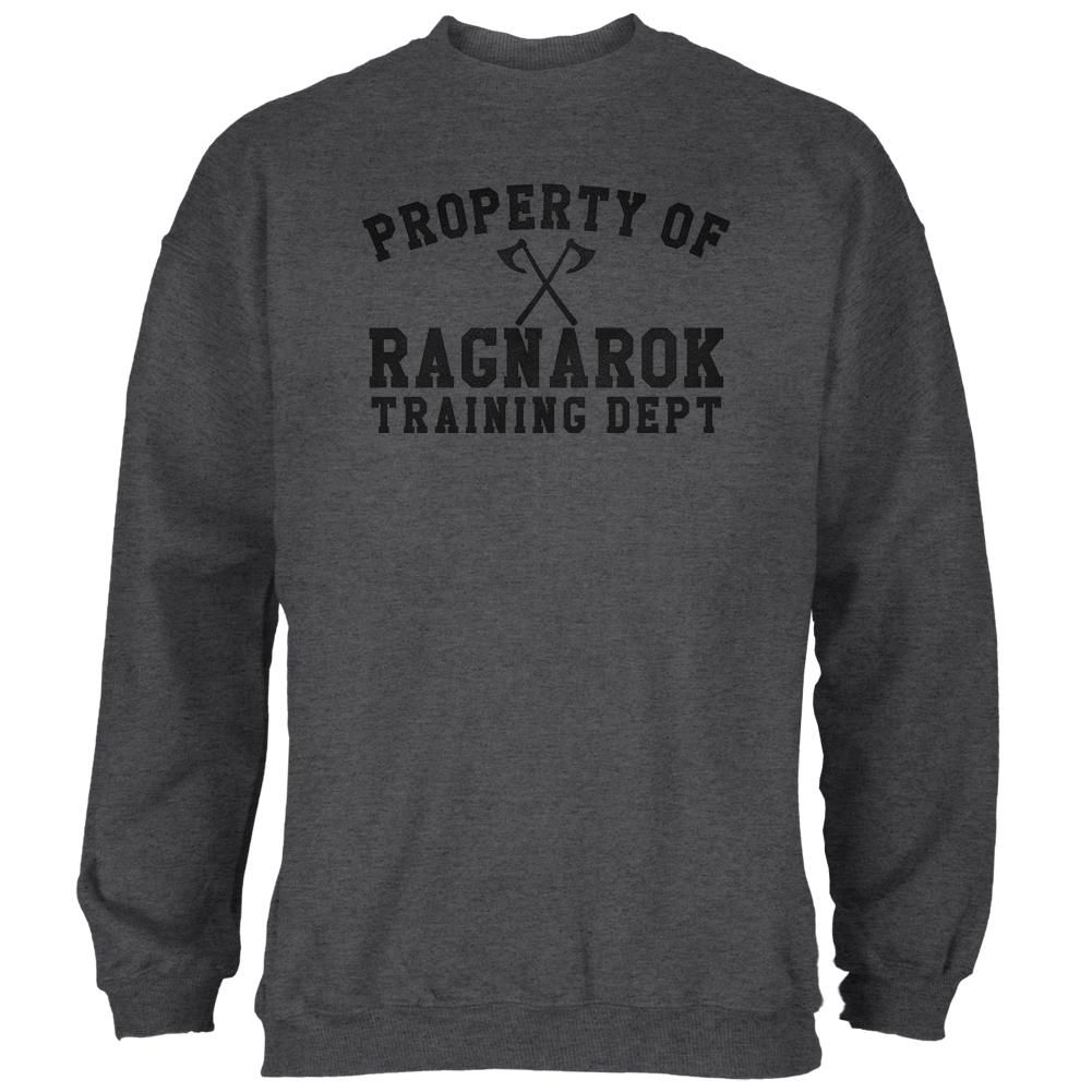 Viking Property of Ragnarok Training Department Mens Sweatshirt Men's Sweatshirts Old Glory 2XL Black