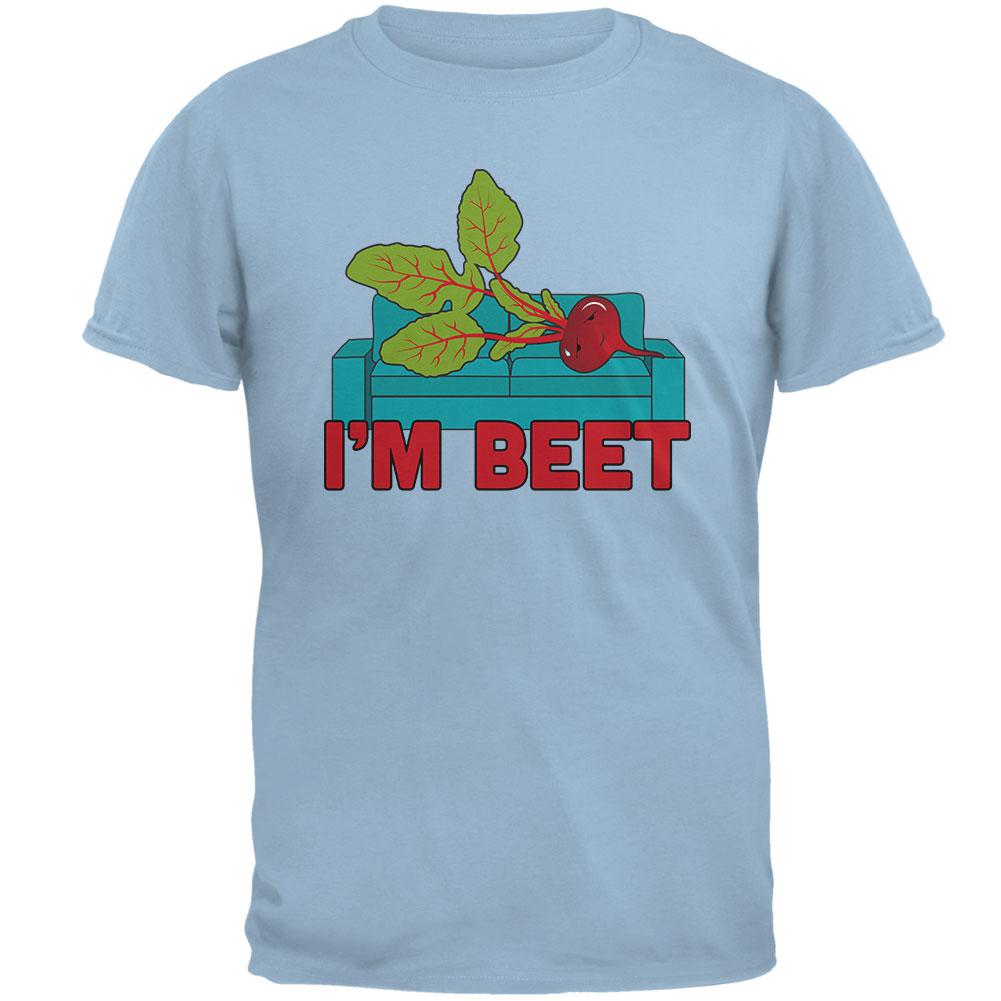 Vegetable I'm Beet Beat Mens T Shirt Men's T-Shirts Old Glory 2XL Light Blue