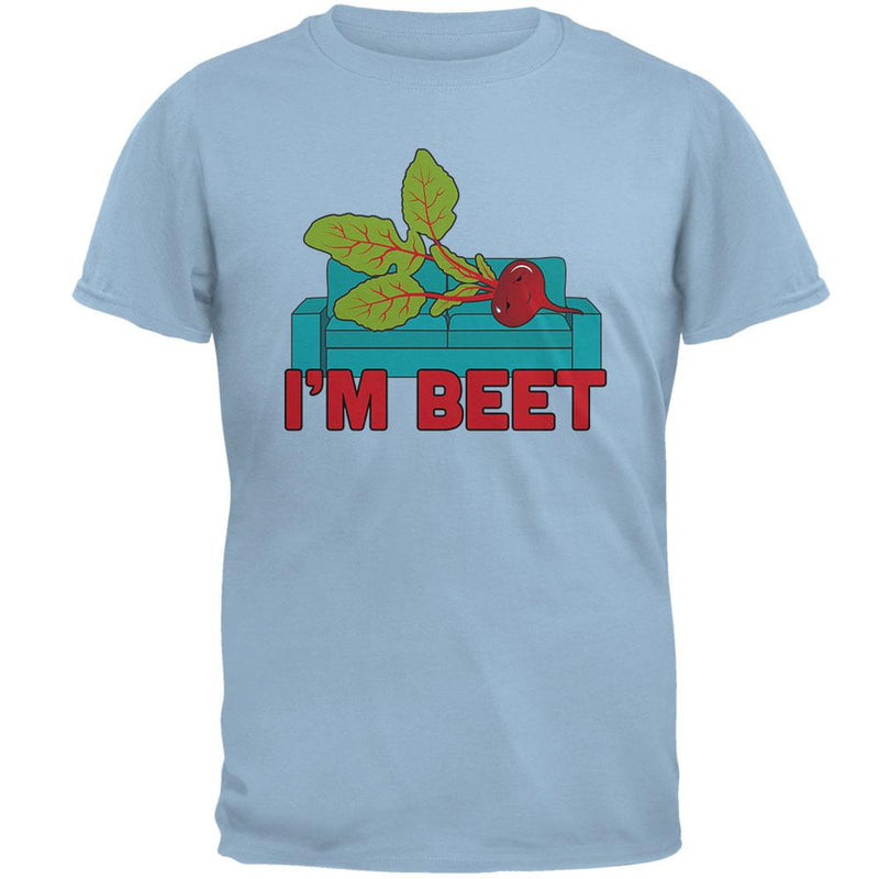 Vegetable I'm Beet Beat Mens T Shirt Men's T-Shirts Old Glory 2XL Light Blue