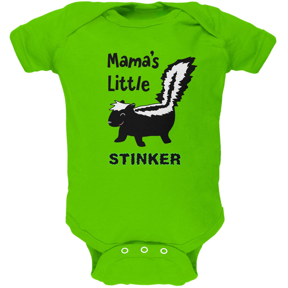 Skunk Mama's Little Stinker Soft Baby One Piece Baby One Piece Old Glory 0-3M Apple