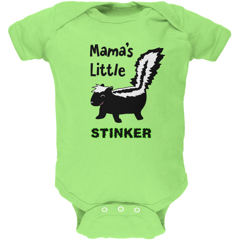 Skunk Mama's Little Stinker Soft Baby One Piece Baby One Piece Old Glory 0-3M Key Lime