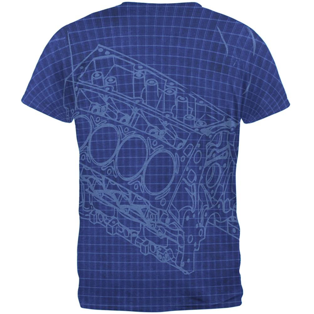 Mechanic Still Playing With Blocks Mens Soft T Shirt Men's T-Shirts Old Glory