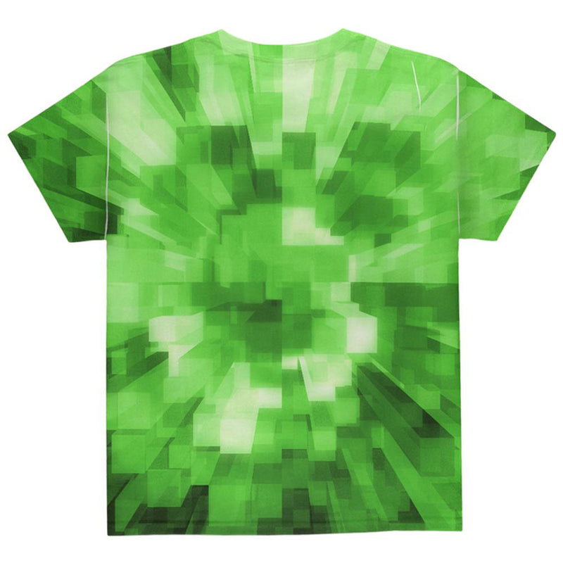 World Game Builder Forest Blocks All Over Youth T Shirt Youth T-Shirts Old Glory