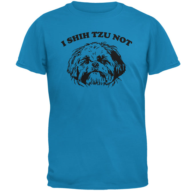 I Shih Tzu Not Mens T Shirt Men's T-Shirts Old Glory 2XL Sapphire