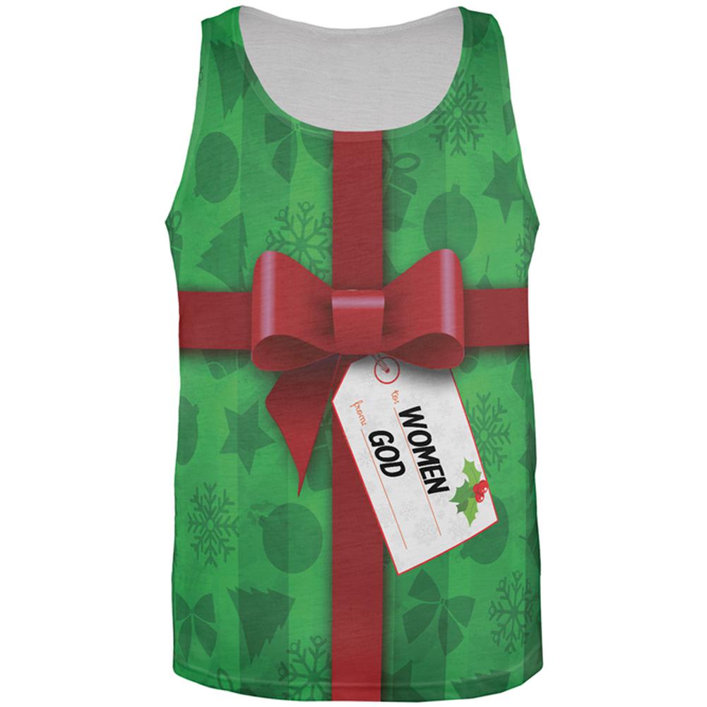 Christmas Gift To Women From God All Over Mens Tank Top Men's Tank Tops Old Glory 2XL Multi