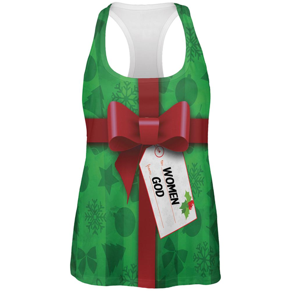 Christmas Gift To Women From God All Over Womens Work Out Tank Top Women's Tank Tops Old Glory 2XL Multi