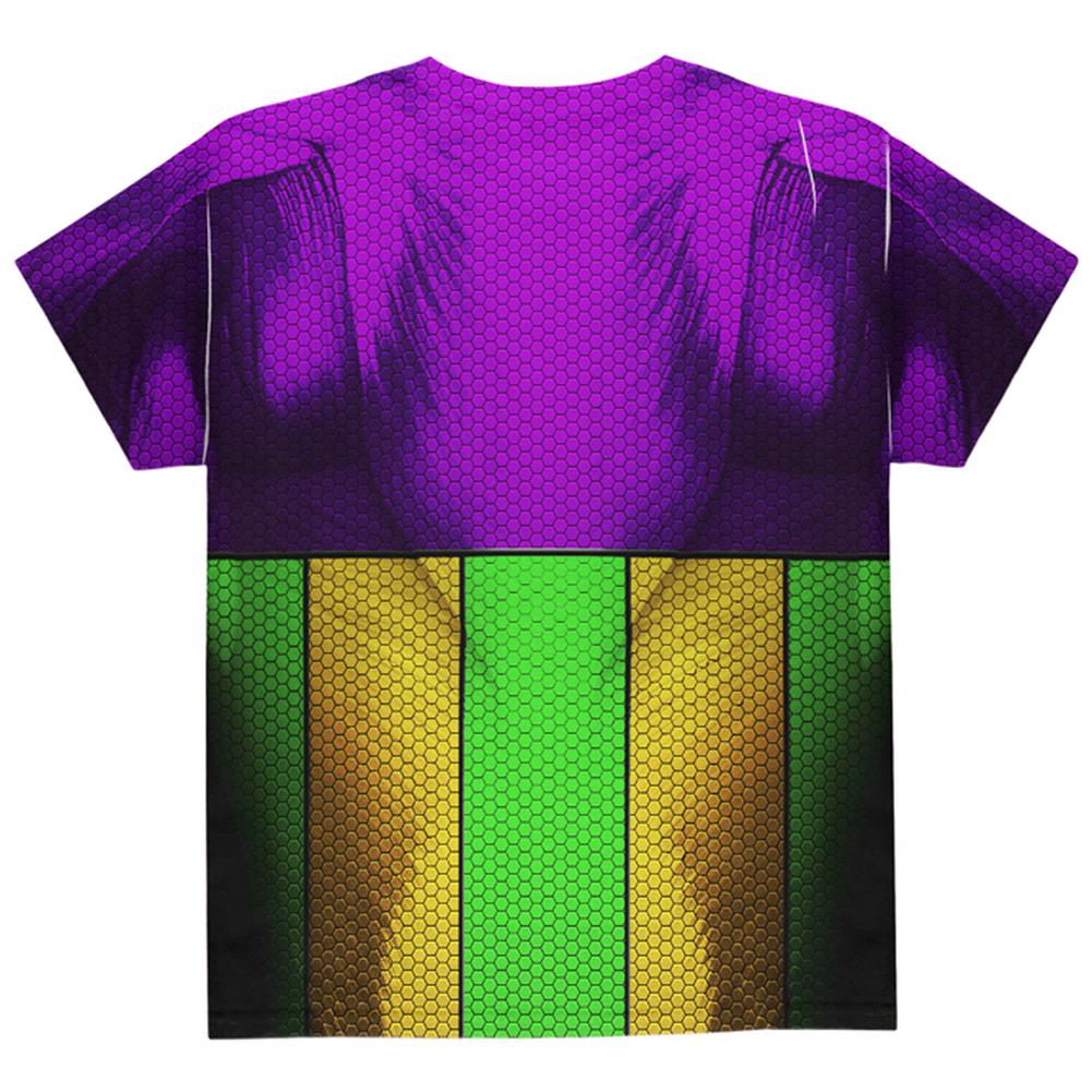 Mardi Gras Drinking Champion Superhero Costume All Over Youth T Shirt Youth T-Shirts Old Glory