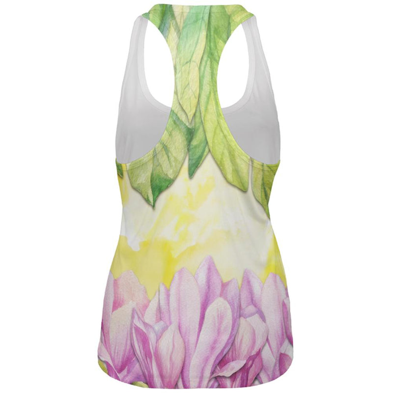 Mardi Gras French Quarter Magnolias at Sunrise All Over Womens Work Out Tank Top Women's Tank Tops Old Glory