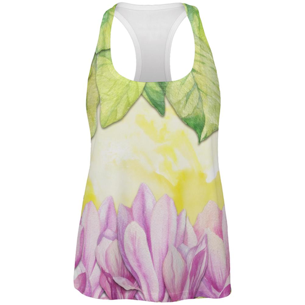 Mardi Gras French Quarter Magnolias at Sunrise All Over Womens Work Out Tank Top Women's Tank Tops Old Glory 2XL Multi