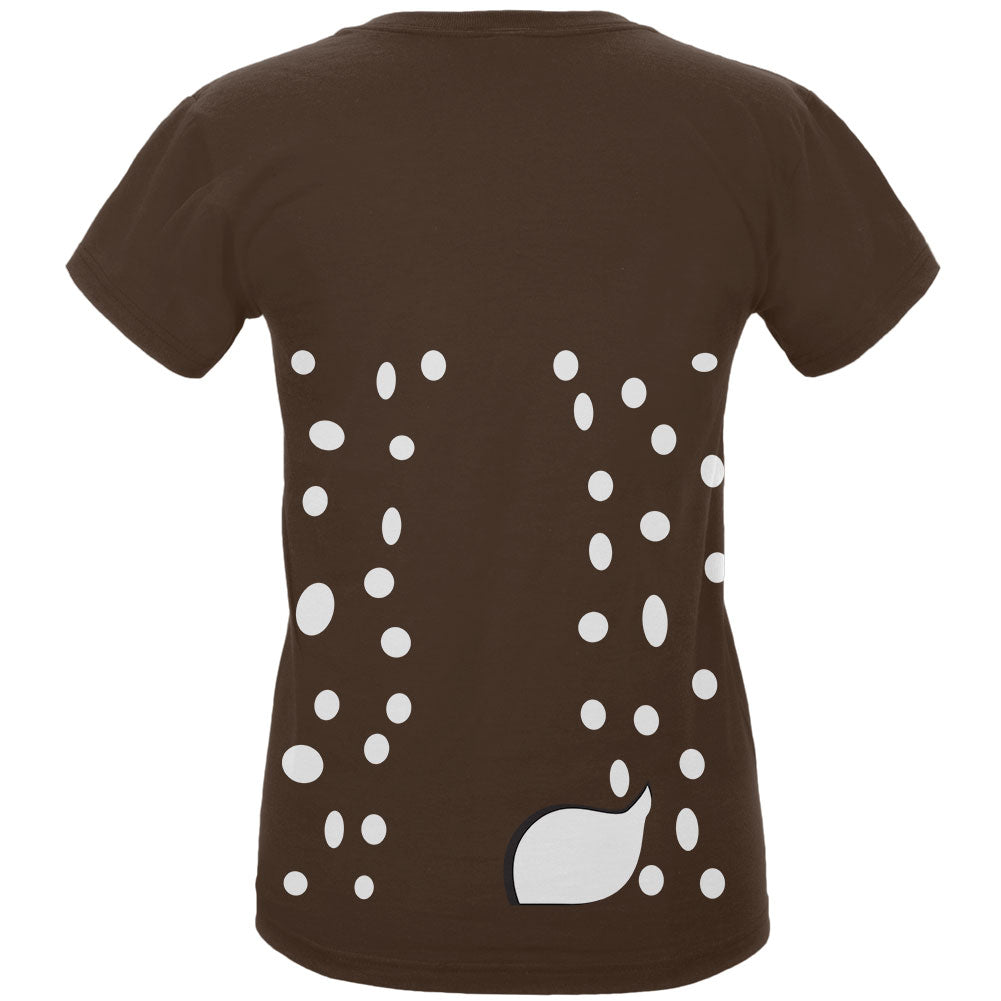 Halloween Baby Deer Fawn Costume Womens Organic T Shirt Women's T-Shirts Old Glory