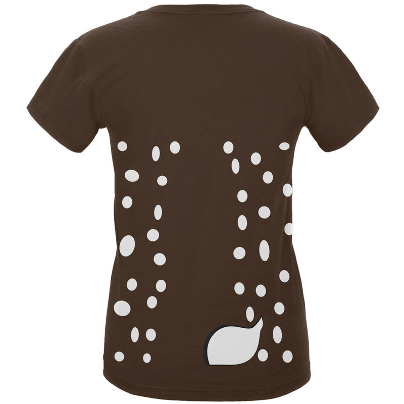 Halloween Baby Deer Fawn Costume Womens Organic T Shirt Women's T-Shirts Old Glory