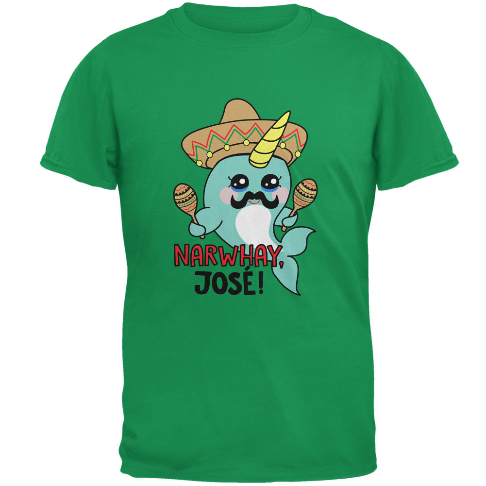 Narwhal Narwhay Jose Mens T Shirt Men's T-Shirts Old Glory 2XL Irish Green
