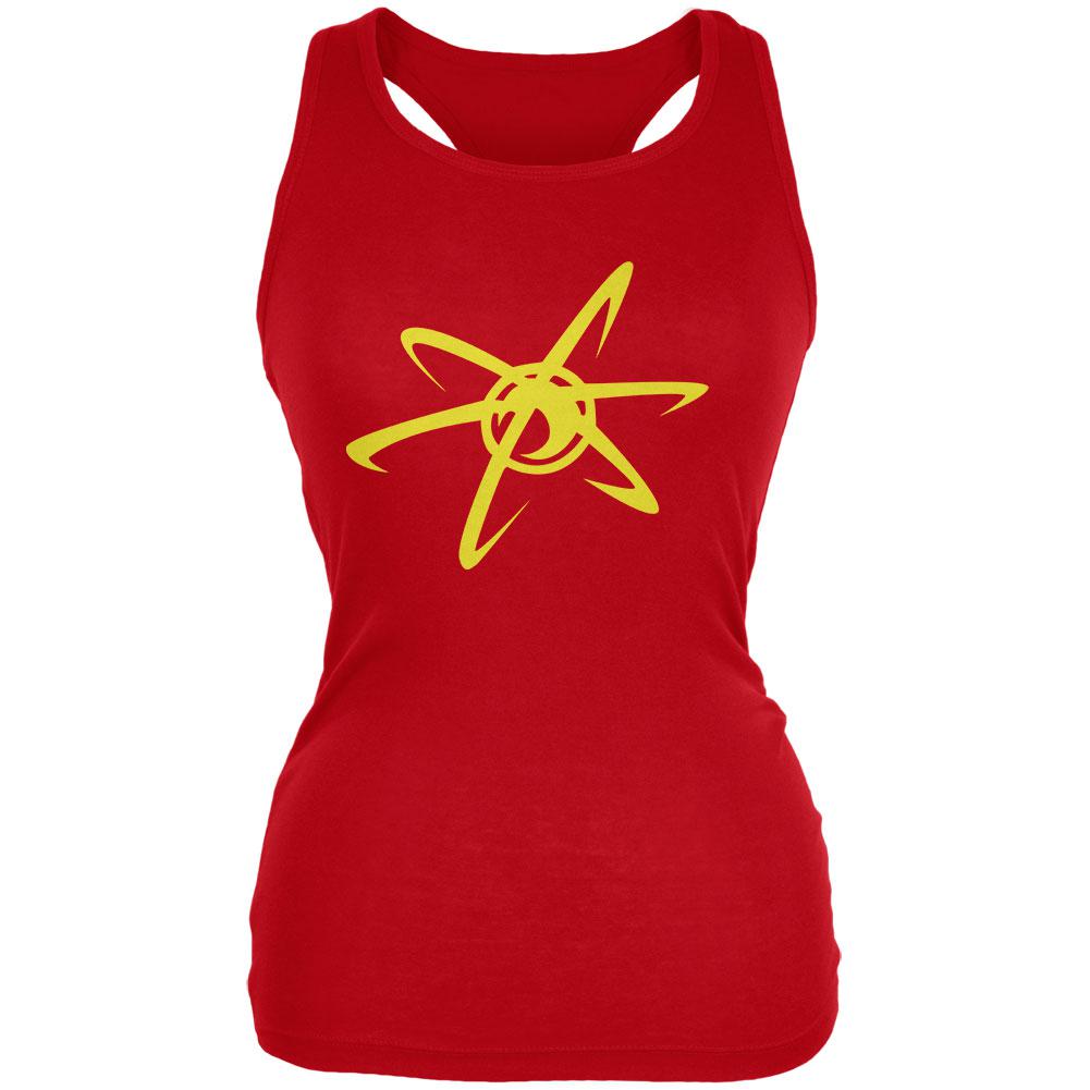 Halloween Boy Genius Juniors Soft Tank Top Juniors Tank Tops Old Glory 2XL Red