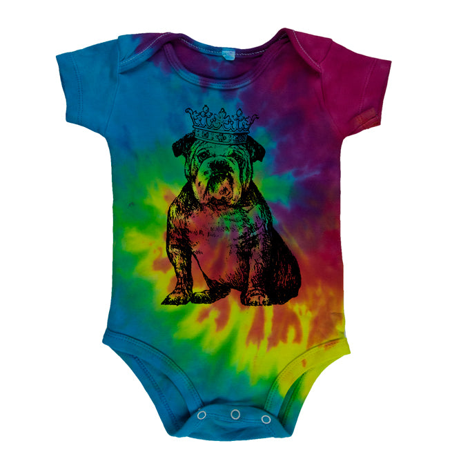 Bulldog Crown Soft Baby One Piece Baby One Piece Old Glory 12-18M Multicoloured