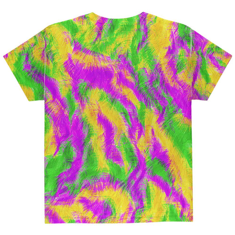Mardi Gras Bourbon Street Monster Costume All Over Youth T Shirt Youth T-Shirts Old Glory