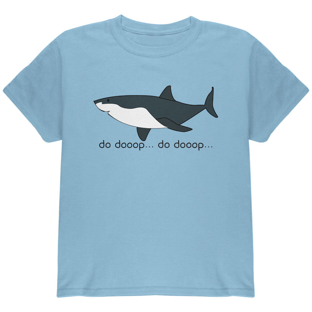 Great White Shark Suspense Cute Youth T Shirt Youth T-Shirts Old Glory YLG Light Blue