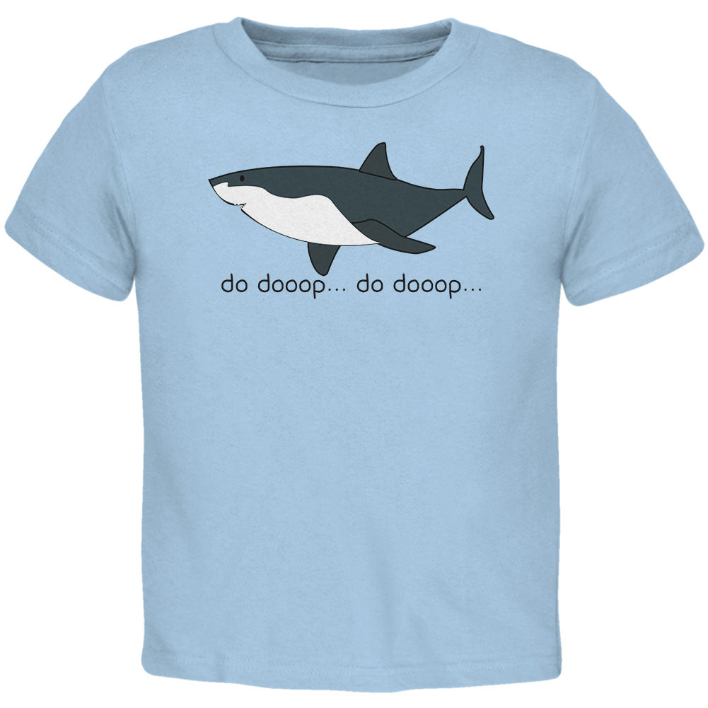 Great White Shark Suspense Cute Toddler T Shirt Toddler T-Shirts Old Glory 2T Light Blue