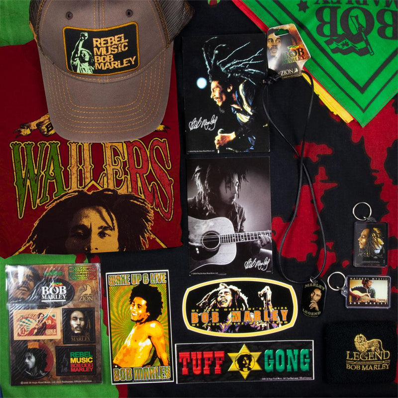 Bob Marley Mens Ultimate Fan Gift Box Accessories Bob Marley