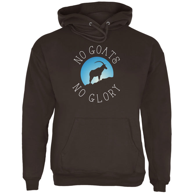 No Guts Goats No Glory Mens Hoodie Men's Hoodies Old Glory 2XL Brown