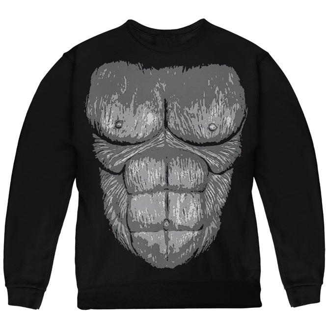 Halloween Gorilla Suit Costume Youth Sweatshirt Youth Sweatshirts Old Glory YLG Black